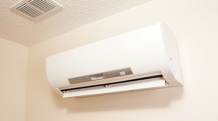 Newly installed Ductless Mini Split Air Conditioner